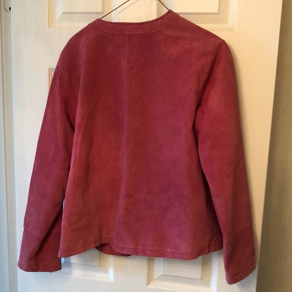 Vintage Pink Leather Jacket - Picture 6 of 6